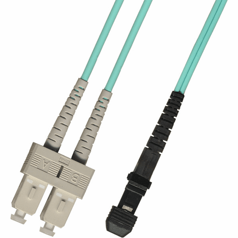 0.3m ( 1FT ) SC-MTRJ Duplex Multimode Fiber Optic Cable 50/125 10 Gigabit LSZH (10GB)