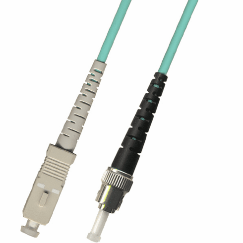 0.3m ( 1FT ) SC-ST Simplex Multimode Fiber Optic Cable 50/125 10 Gigabit Outdoor, Distribution (10GB)