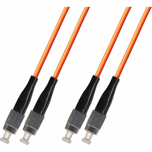 1000M FC-FC Duplex Multimode Fiber Optic Cable 50/125 Plenum