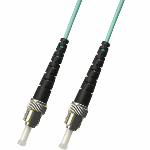 1000M ST-ST Simplex Multimode Fiber Optic Cable 50/125 10 Gigabit LSZH (10GB)
