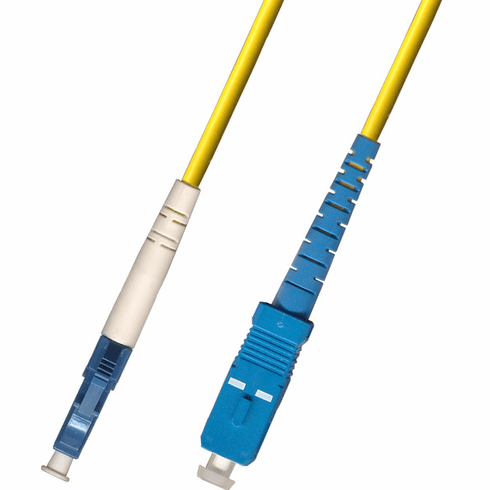 100M LC-SC Simplex Singlemode Fiber Optic Cable 9/125 LSZH