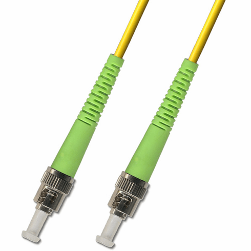 100M ST APC to ST APC Simplex Singlemode Fiber Optic Cable 9/125