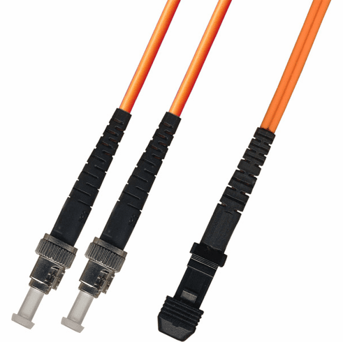 100M ST-MTRJ Duplex Multimode Fiber Optic Cable 50/125 Indoor/Outdoor