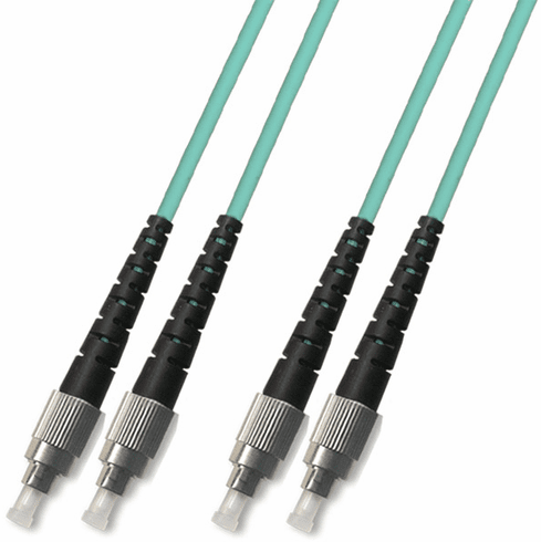 10M FC-FC Duplex Multimode Fiber Optic Cable 50/125 10 Gigabit Riser (10GB)