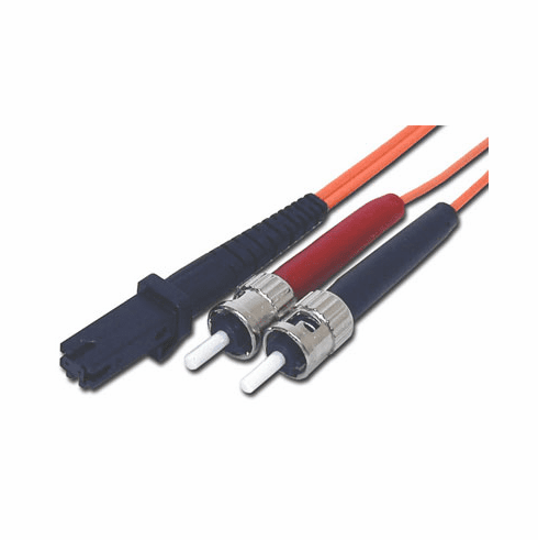 Fiber Optic Patch Cable ST/MTRJ, Duplex, 10m