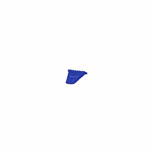 Hook & Loop Fastening Cable Ties 6inch, 10pcs/Pack - Blue