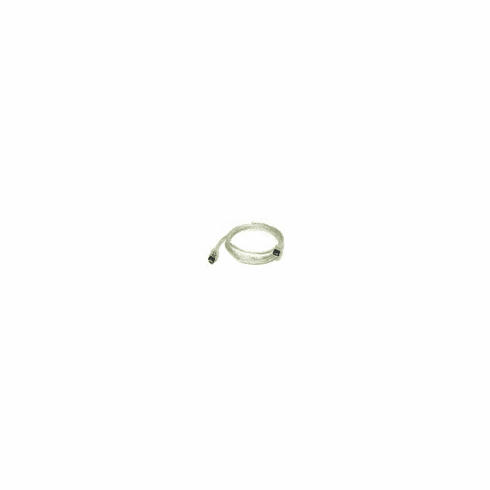 IEEE-1394 FireWire iLink DV Cable 4P-4P M/M - 6 ft (CLEAR)