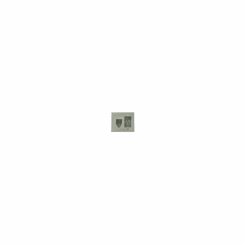 Recessed Low Voltage Cable Wall Plate WITH Recessed Power - Gray