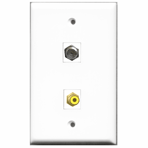 RiteAV - Nero 1 porta HDMI 1 porta cavo coassiale TV