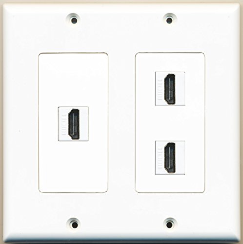 RiteAV - 3 Port HDMI - 2 Gang Wall Plate