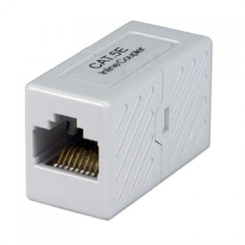 RiteAV - RJ45F/RJ45F Straight Cat5 / Cat5e Rated Modular Coupler (White)