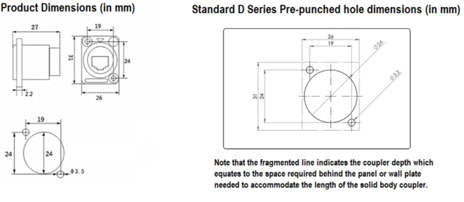 XLR 3 Pole Male and Female (10 each) D Series Heavy Duty Chassis Panel Mount Connector Bulkhead Coupler Pack, Silver Metal Housing/Solder Contacts on back (20 Pack/10 of each type)