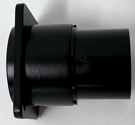 USB 3.0 A-type Female D Series Heavy Duty Chassis Panel Mount Connector Pass Through Solderless Bulkhead Coupler, Black Metal Housing/Straight Exit