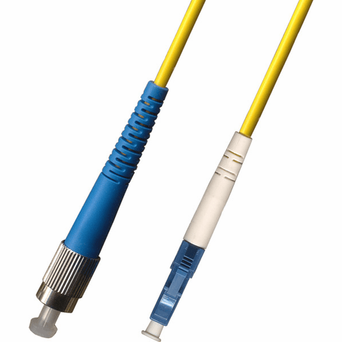 0.3m ( 1FT ) FC-LC Simplex Singlemode Fiber Optic Cable 9/125 Plenum