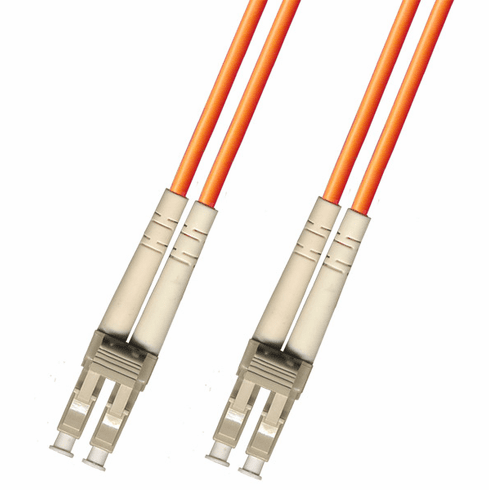 0.3m ( 1FT ) LC-LC Duplex Multimode Fiber Optic Cable 50/125 Plenum