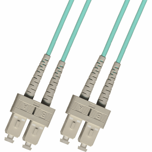 0.3m ( 1FT ) SC-SC Duplex Multimode Fiber Optic Cable 50/125 10 Gigabit Riser (10GB)