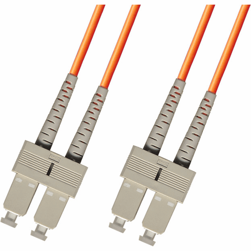 0.3m ( 1FT ) SC-SC Duplex Multimode Fiber Optic Cable 50/125 Riser