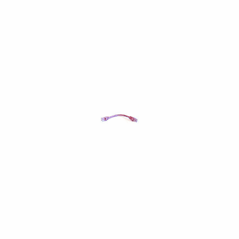 0.5FT Cat5e 350MHz RJ45 Network Cable - Pink