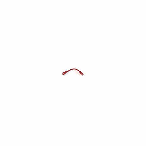 0.5FT Cat5e 350MHz RJ45 Network Cable - Red