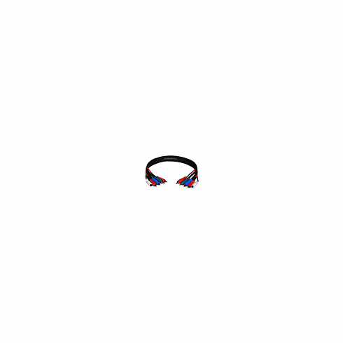 1.5ft 22AWG 5-RCA Component Video/Audio Coaxial Cable (RG-59/U) - Black