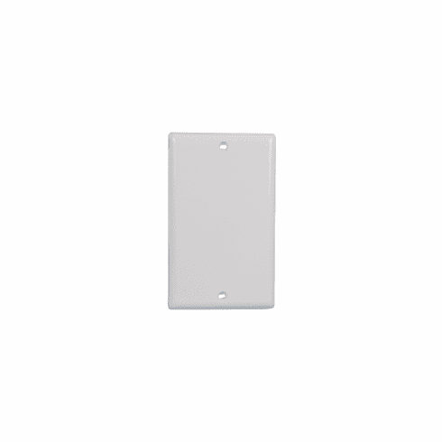 1 Gang Blank Thermoplastic Panel Wall Plate (GFCI), White