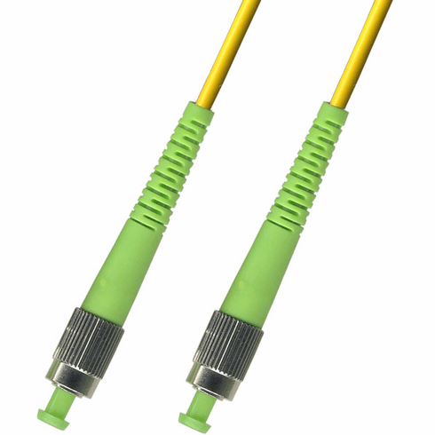 100M FC APC to FC APC Simplex Singlemode Fiber Optic Cable 9/125