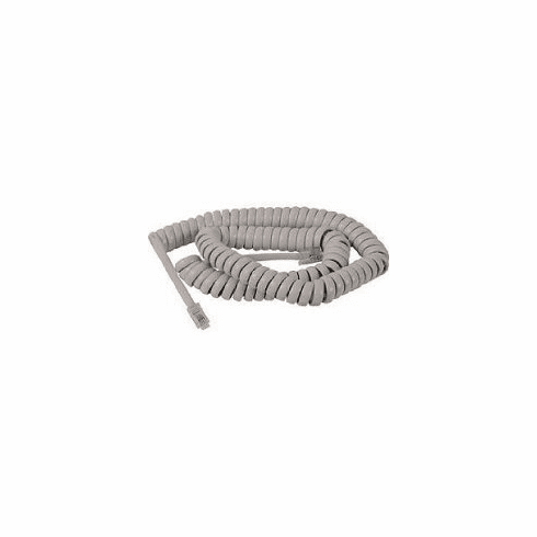 10ft rj11 telephone coiled handset cable cord wire white