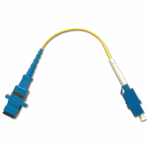 1FT LC Female-SC Female Simplex Singlemode 9/125 Adapter Cable