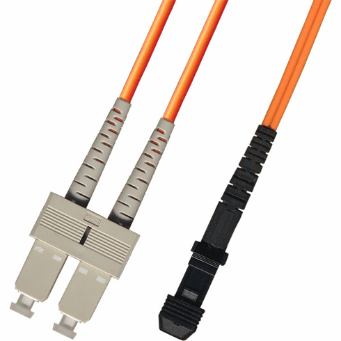 1M SC-MTRJ Duplex Multimode Fiber Optic Cable 62.5/125 Riser