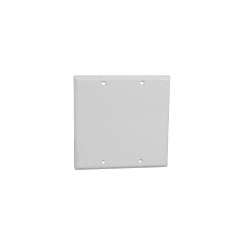 2 Gang Blank Thermoplastic Panel Wall Plate (GFCI), Beige