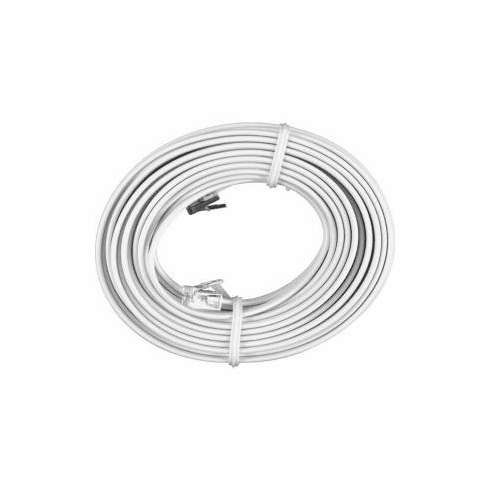 25ft rj11 telephone line cable cord wire white