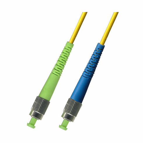 25M FC APC to FC UPC Simplex Singlemode Fiber Optic Cable 9/125