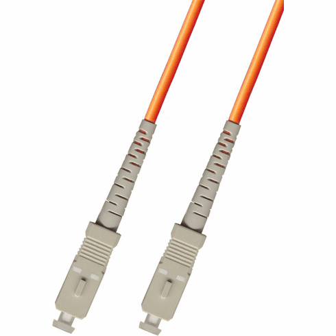 35M SC-SC Simplex Multimode Fiber Optic Cable 50/125 Riser