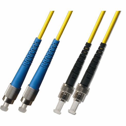 3M FC-ST Duplex Singlemode Fiber Optic Cable 9/125 Plenum