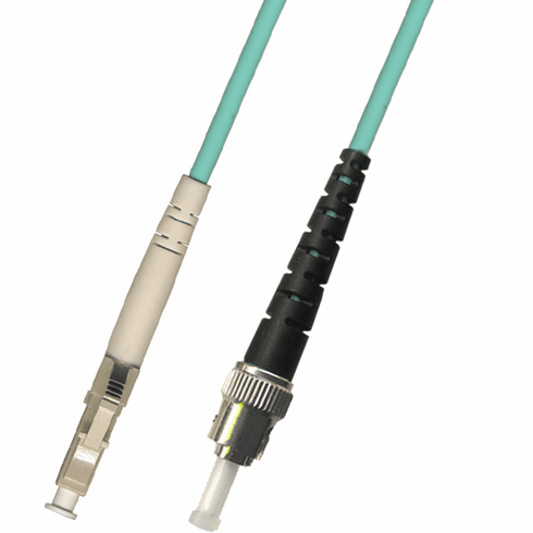 Multimode Simplex 3M Multimode Simplex Fiber Optic Cable (50/125) - LC to ST 10GB – Ultra ...