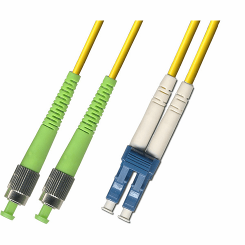 400M FC APC to LC UPC Duplex Singlemode Fiber Optic Cable 9/125