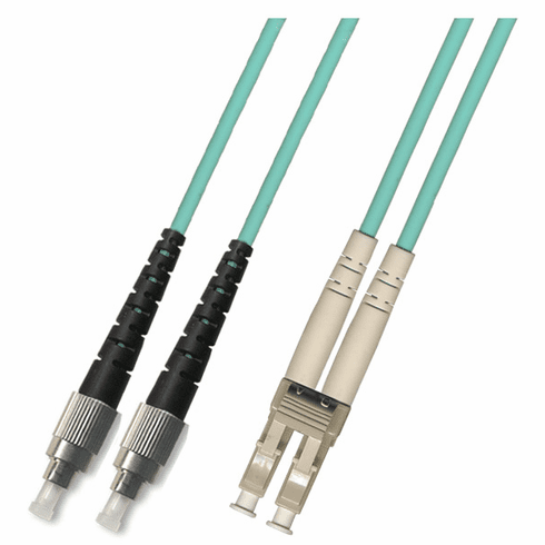 400M FC-LC Duplex Multimode Fiber Optic Cable 50/125 10 Gigabit Outdoor, Distribution (10GB)