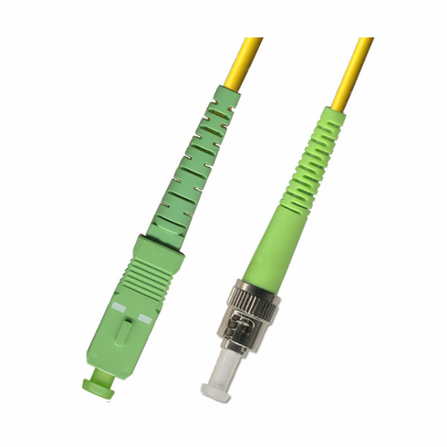 400M SC APC to ST APC Simplex Singlemode Fiber Optic Cable 9/125