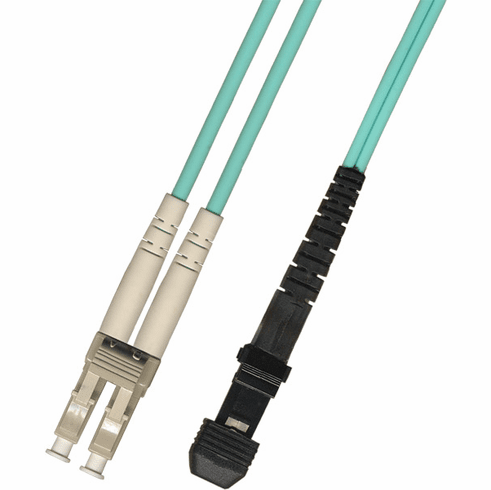 40M LC-MTRJ Duplex Multimode Fiber Optic Cable 50/125 10 Gigabit Armored (10GB)