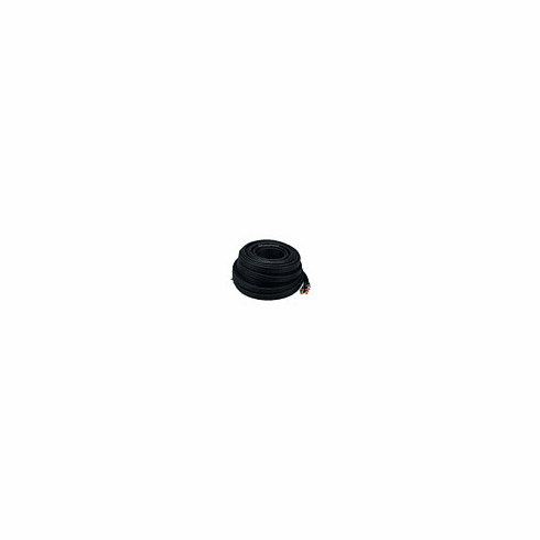75ft 18AWG CL2 Premium 3-RCA Component Video Coaxial Cable (RG-6/U) - Black