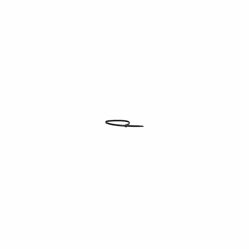 Cable Tie 14 inch 50LBS, 100pcs/Pack - Black