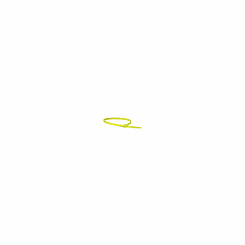 Cable Tie 14 inch 50LBS, 100pcs/Pack - Yellow
