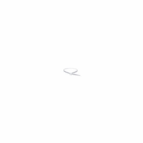Cable Tie 4 inch 18LBS, 100pcs/Pack - White