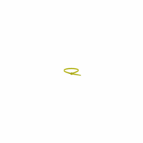 Cable Tie 8 inch 40LBS, 100pcs/Pack - Yellow