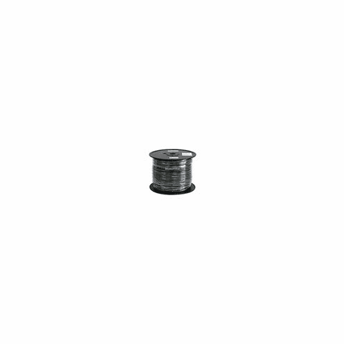 Cat 6 UTP Stranded General In-Wall Rated (CMG) 500MHz 24AWG 1000FT Bulk Cable - Black (on Plastic Spool)