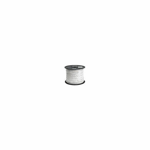 Cat 6 UTP Stranded General In-Wall Rated (CMG) 500MHz 24AWG 1000FT Bulk Cable - White (on Plastic Spool)