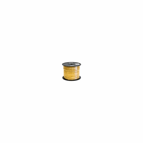 Cat 6 UTP Stranded General In-Wall Rated (CMG) 500MHz 24AWG 1000FT Bulk Cable - Yellow (on Plastic Spool)
