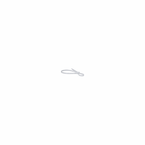 Double Head Cable tie14 9/16 inch 50LBS, 100pcs/Pack - White