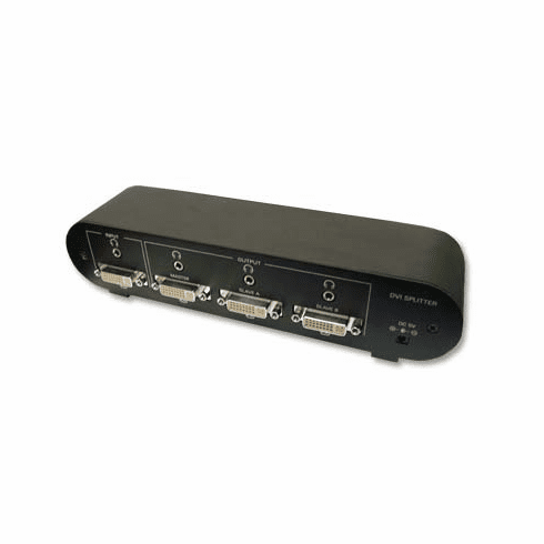 DVI Single Link 1-to-3 Splitter w/ 1 Audio Jack per Channel