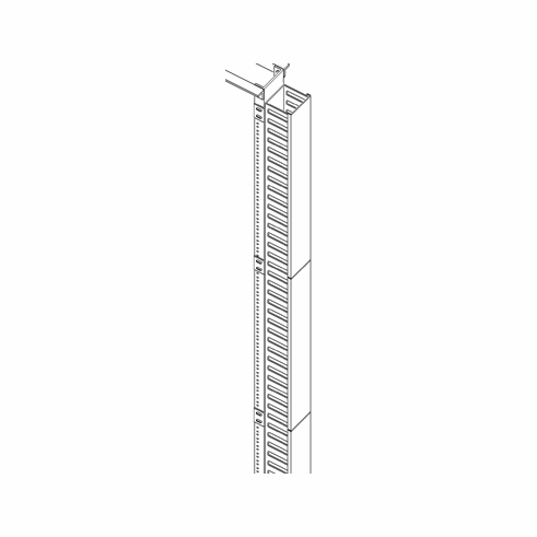 End Mount Vertical Cable Channel
